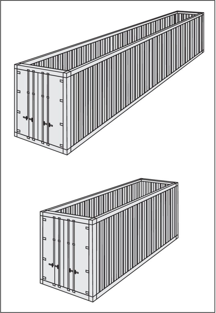 Immagine container open top